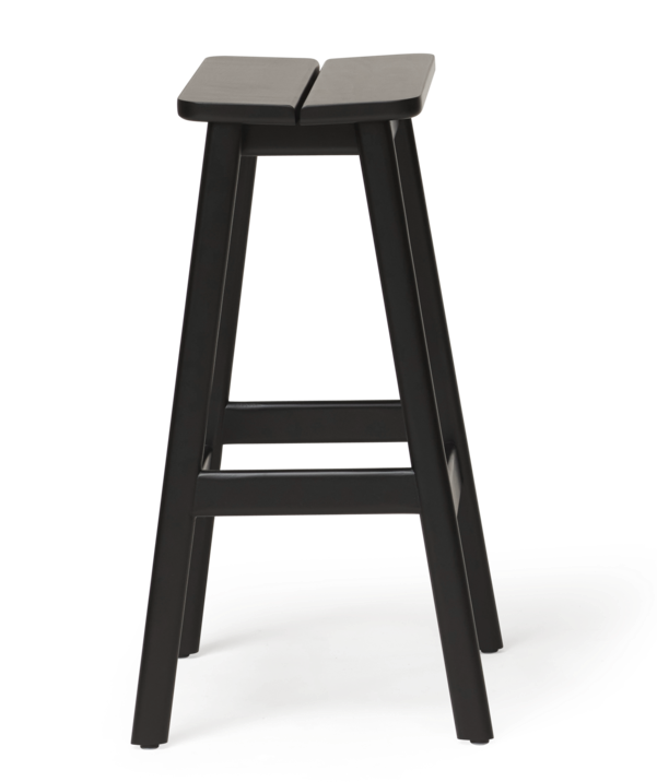 Angle Standard Bar Stool 65, Black