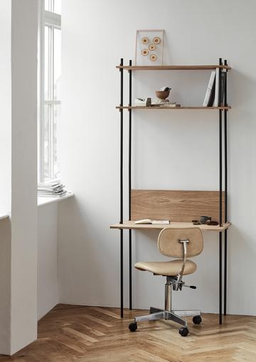 Moebe Shelving System - Desk schwarz