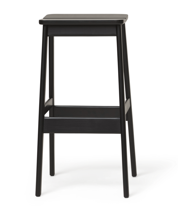 Angle Standard Bar Stool 75, Black