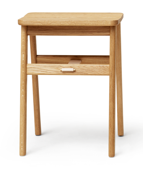 Angle Fodable Stool, Oak