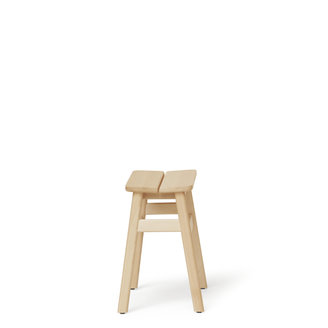 Angle Standard Stool 45, Beech