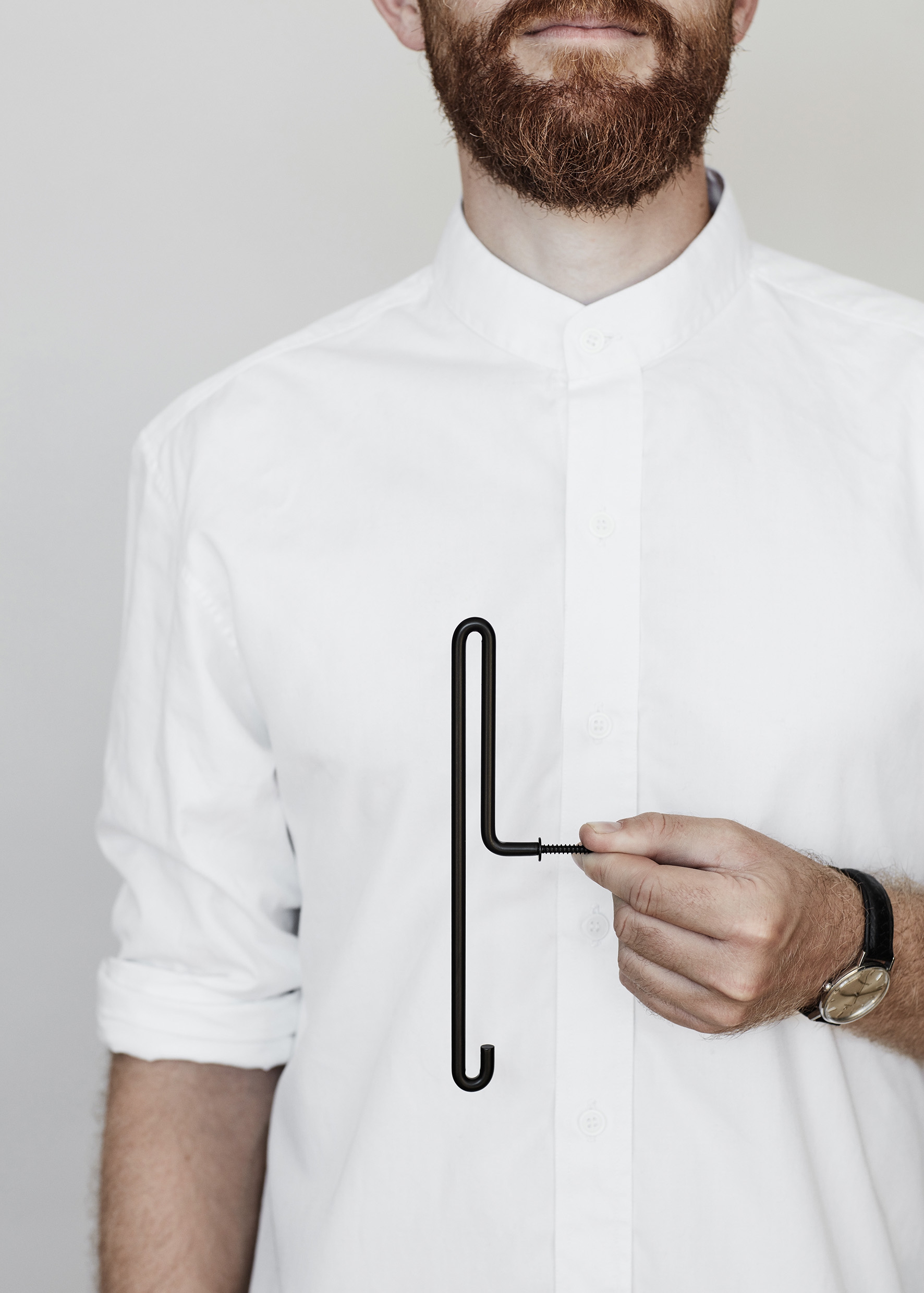 Moebe Wall Hook Large schwarz