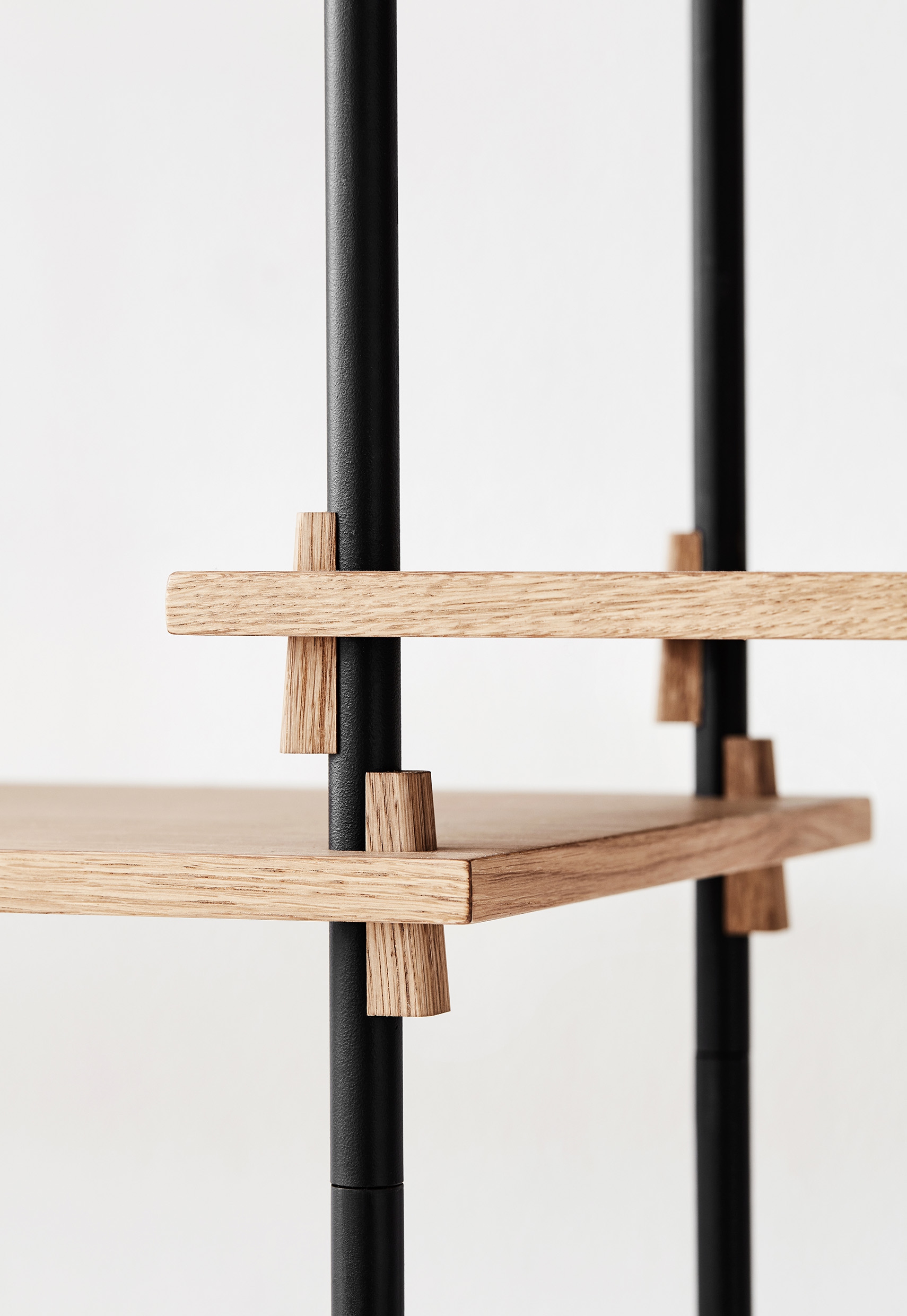 Moebe Shelving System medium double oak