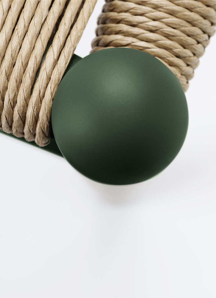 Carl Hansen CH 24 soft green Naturkordel Wishbone Chair