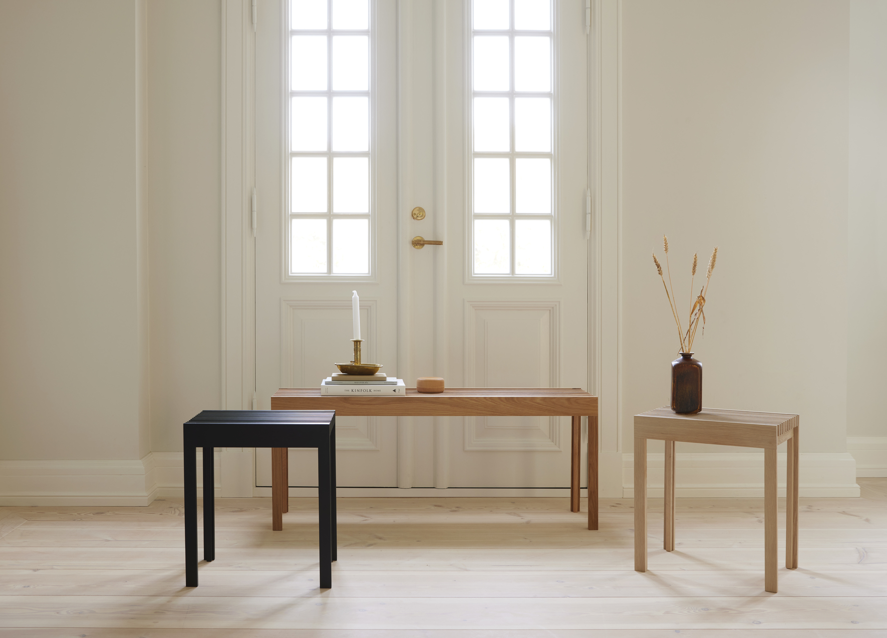 Lightweight Stool, White Oak