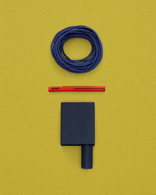 Kvadrat Hanging mechanism and rope dunkelblau