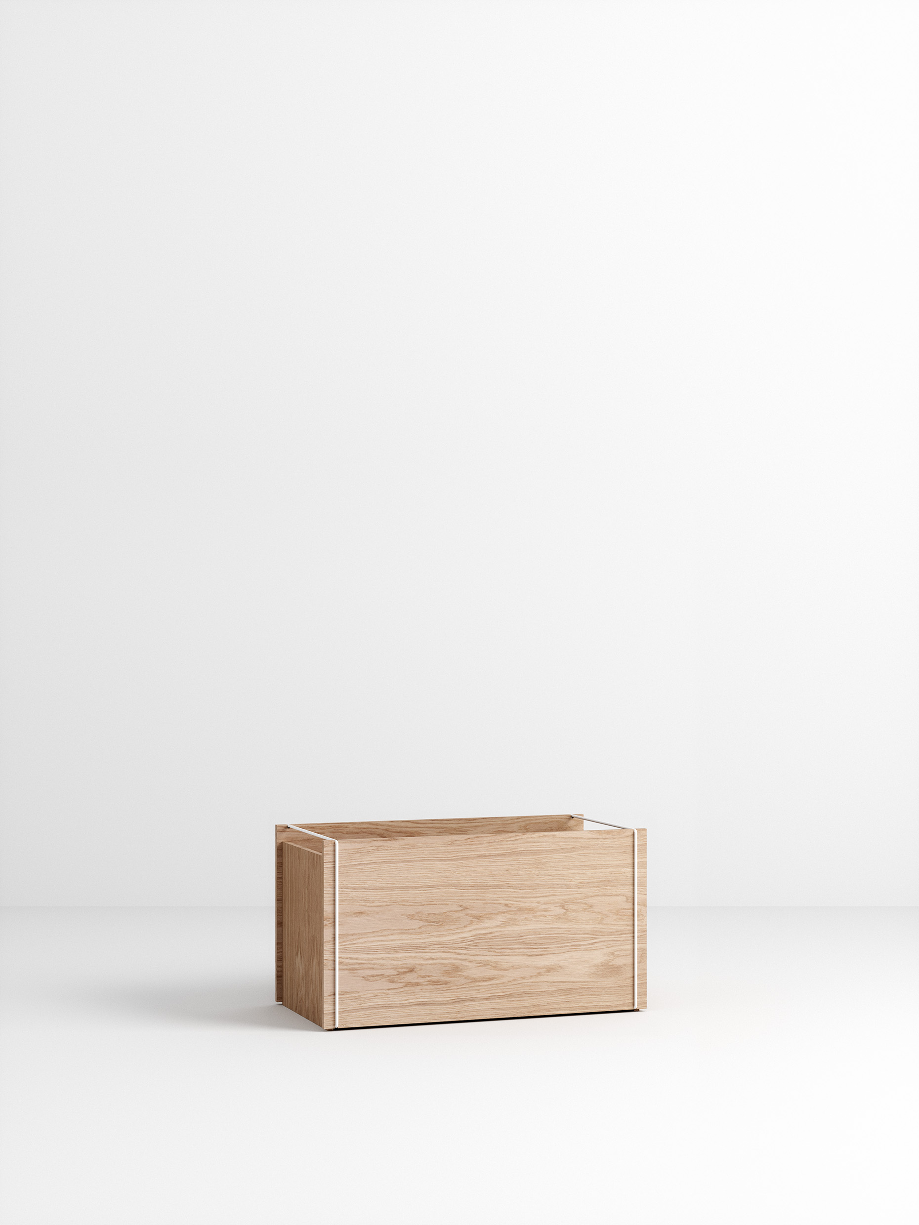 Moebe Storage Box Eiche weiß