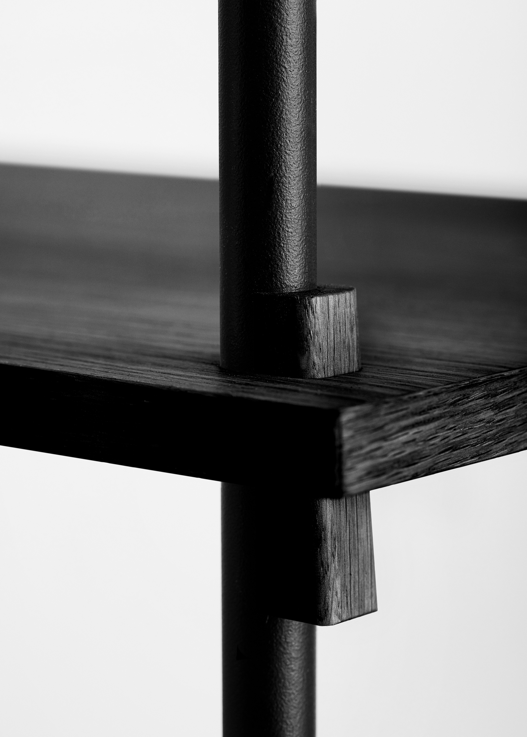Moebe Shelving System Low single black