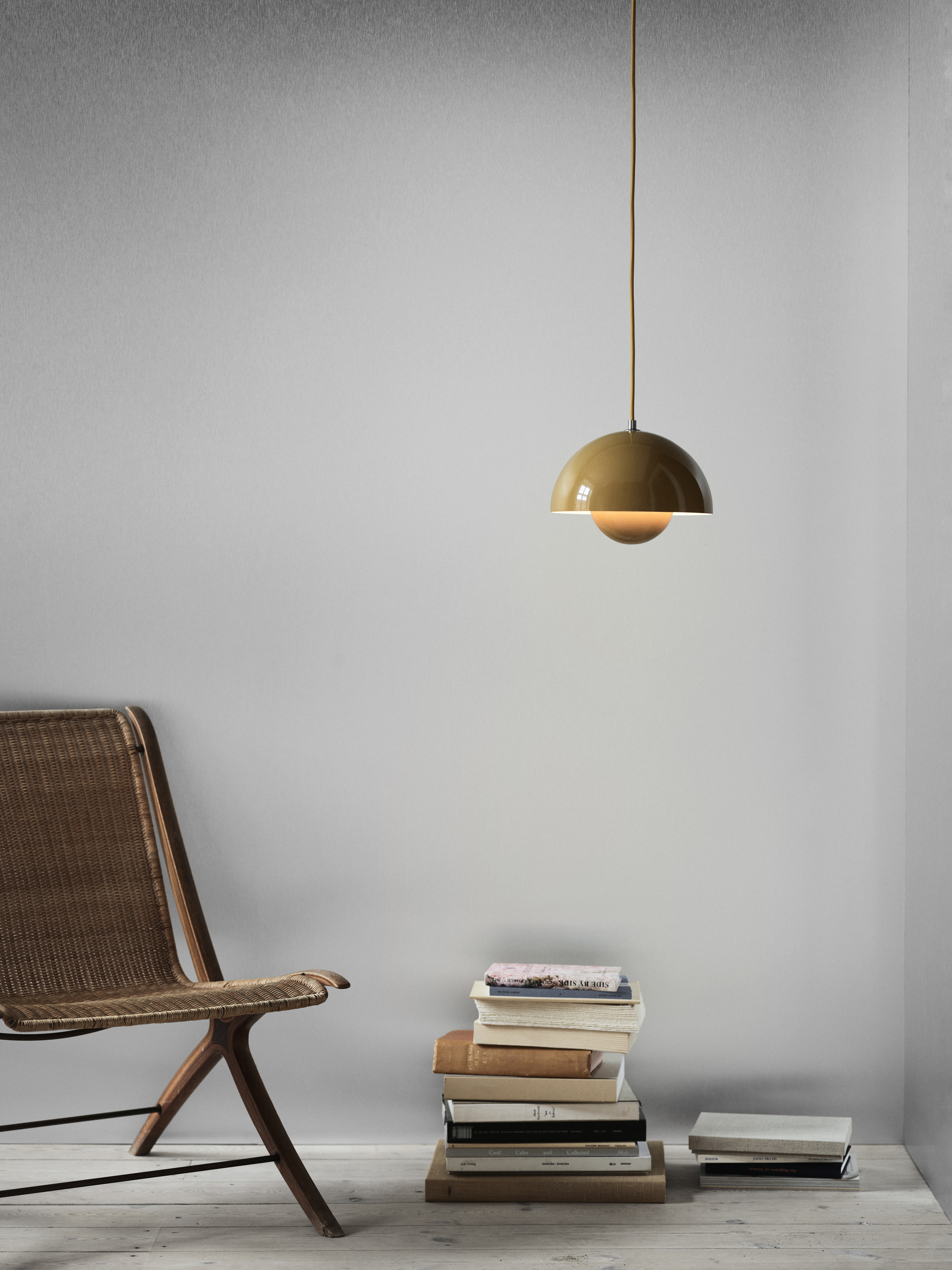 and tradition Pendelleuchte Flowerpot VP1 matt grey