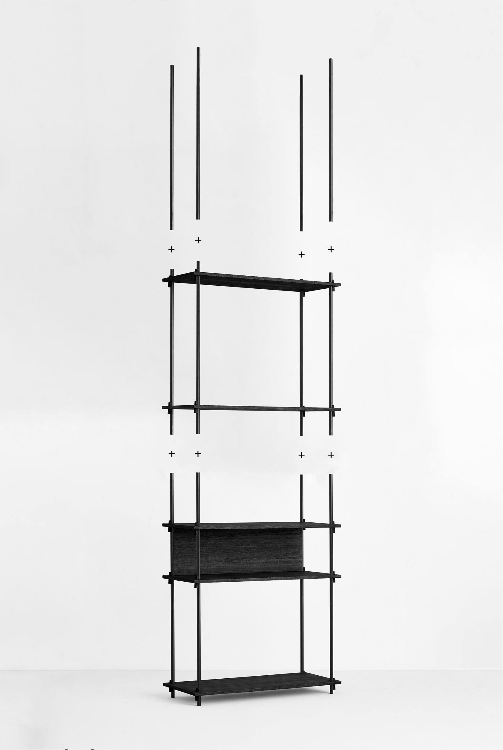 Moebe Moebe Shelving System Stangenverbindung