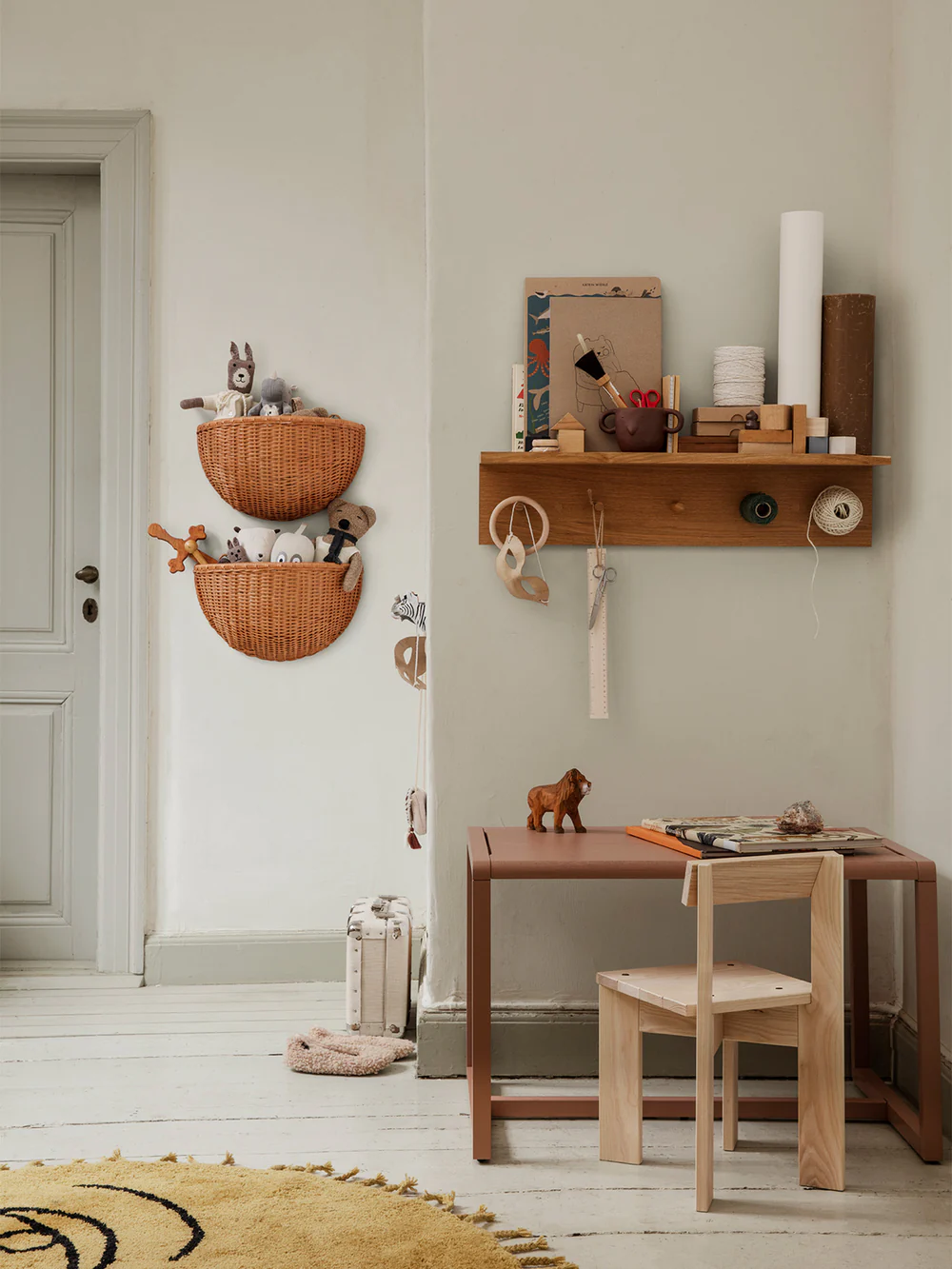 Ferm living Braided Wall Pockets 2er Set