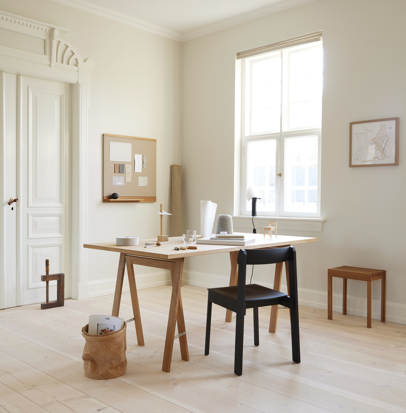 Lightweight Stool, Oak