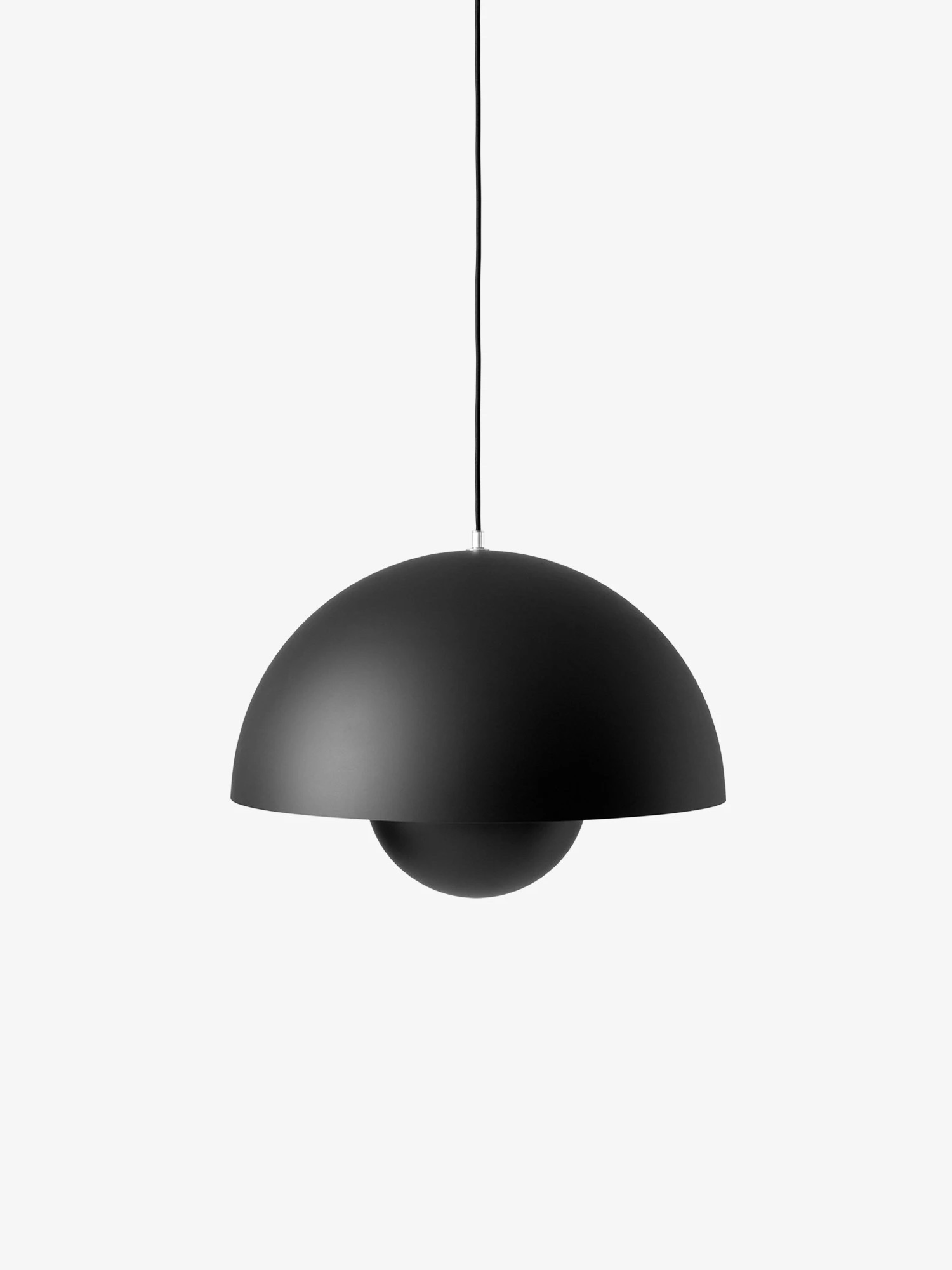 and tradition Pendelleuchte Flowerpot VP2 matt schwarz
