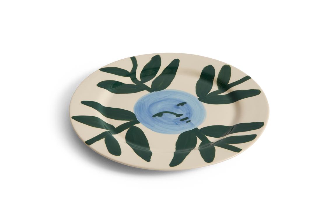 HAY La Pittura Plate Moon Face Vine ø 28,5cm