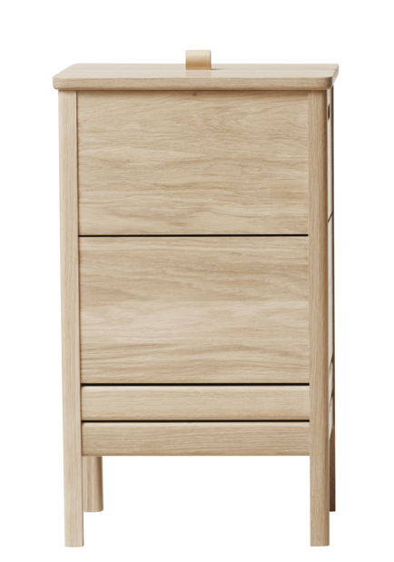 A Line Laundry Box, White Oak