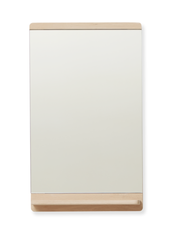 Rim Wall Mirror, White Oak