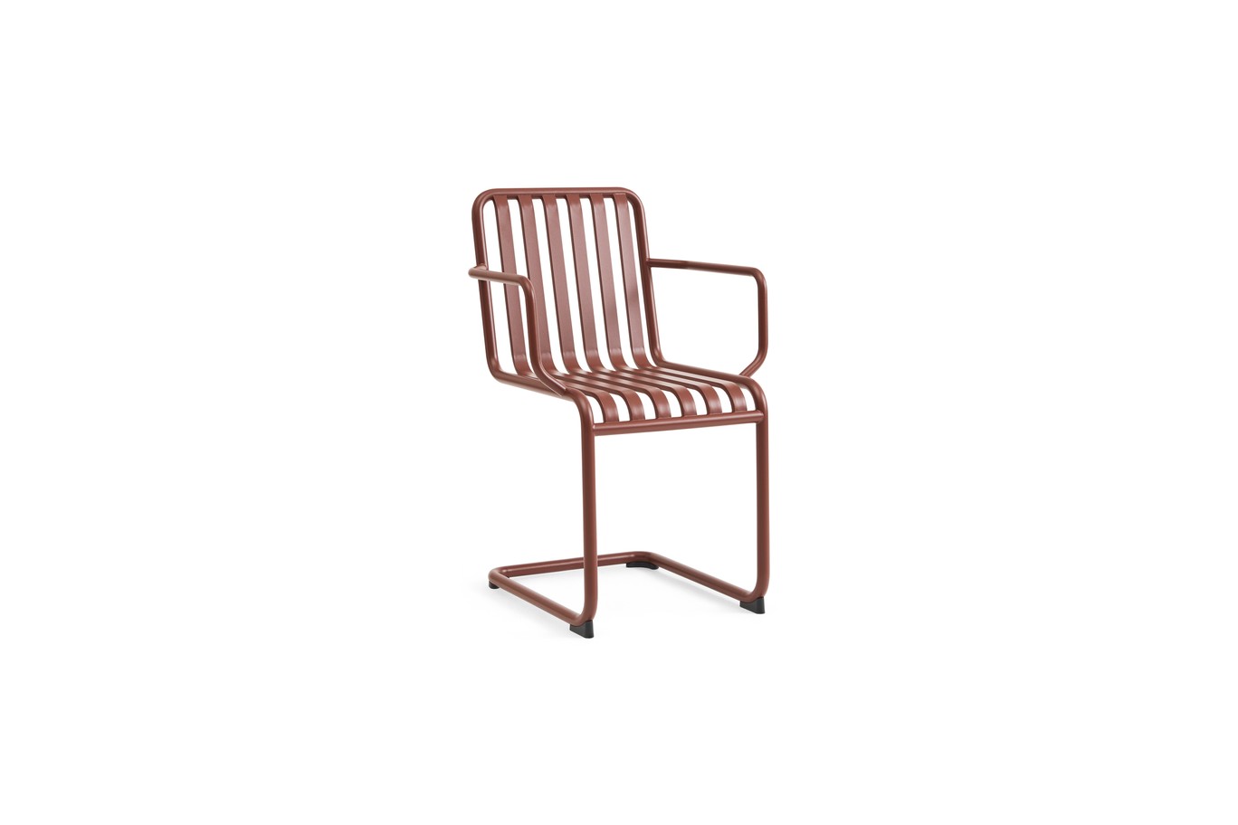 HAY Palissade Cantilever Armchair Iron Red Ausstellungsstück