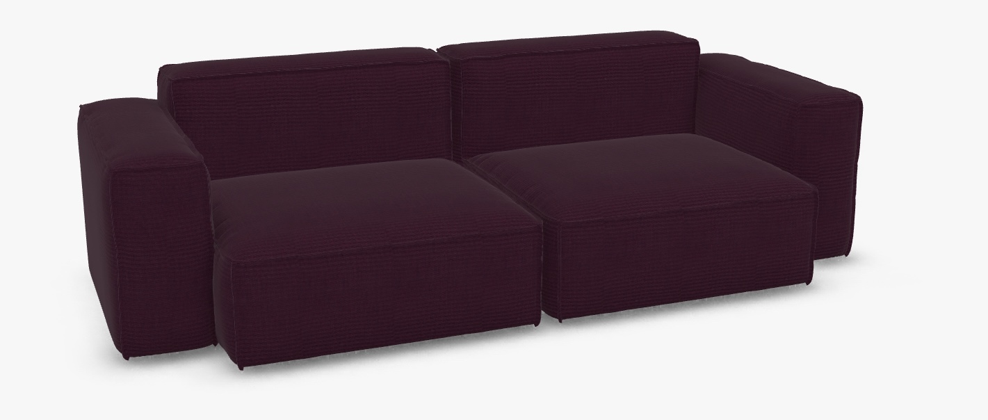 HAY Mags Soft low armrest mit Abnehmbarem Bezug