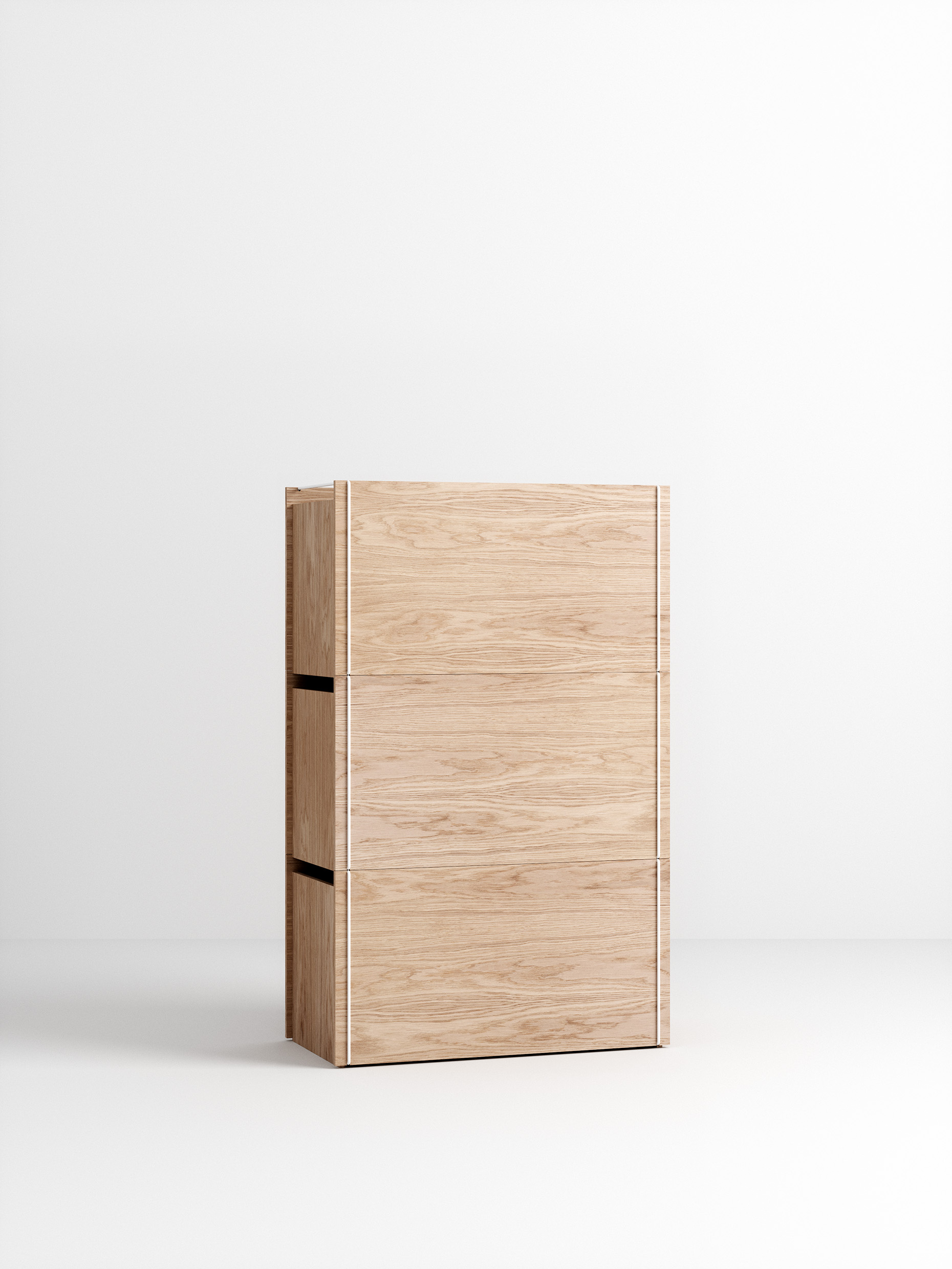 Moebe Storage Box Eiche weiß