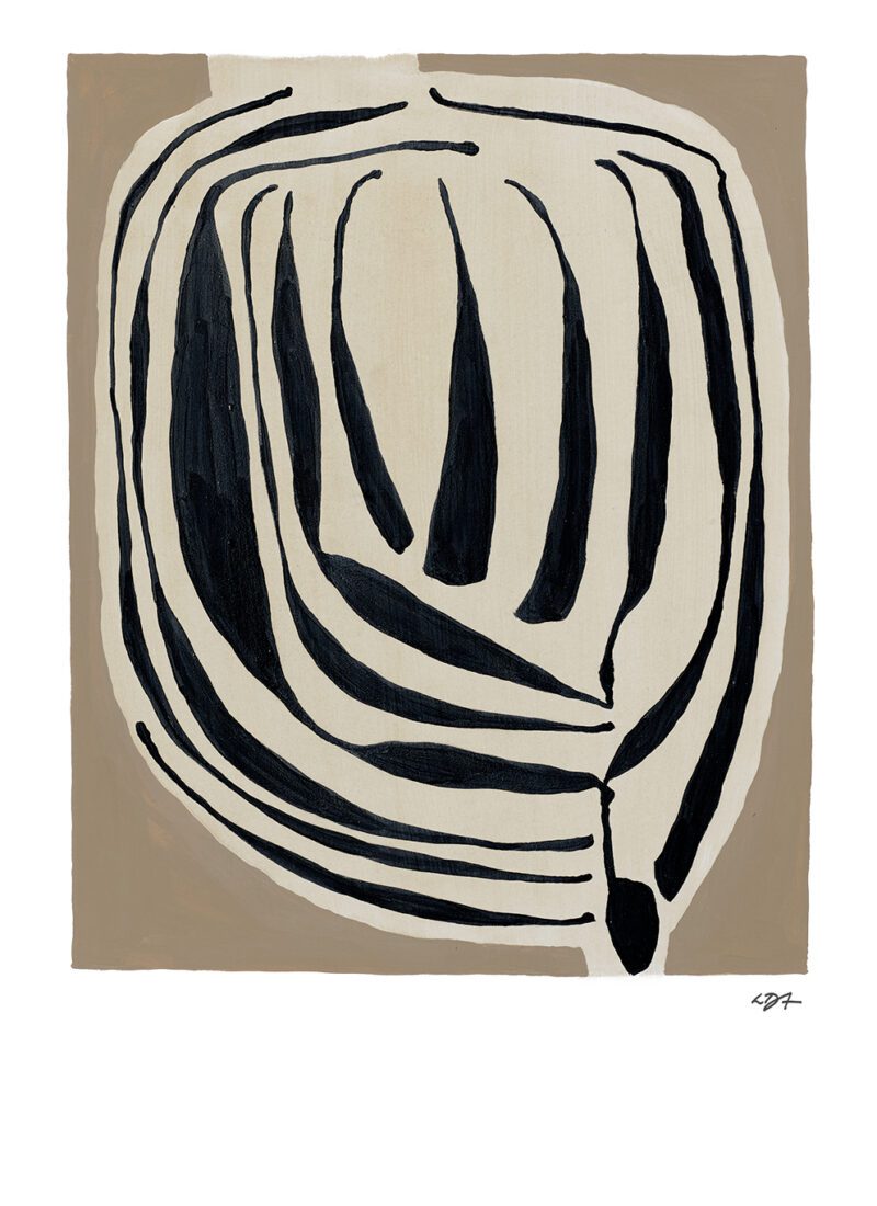 The Poster Club - Leise dich Abrahamsen - Layered
