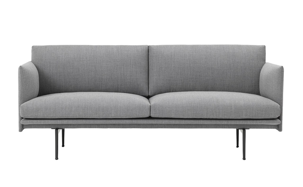 muuto Sofa Outline 2 Sitzer Fjord 151