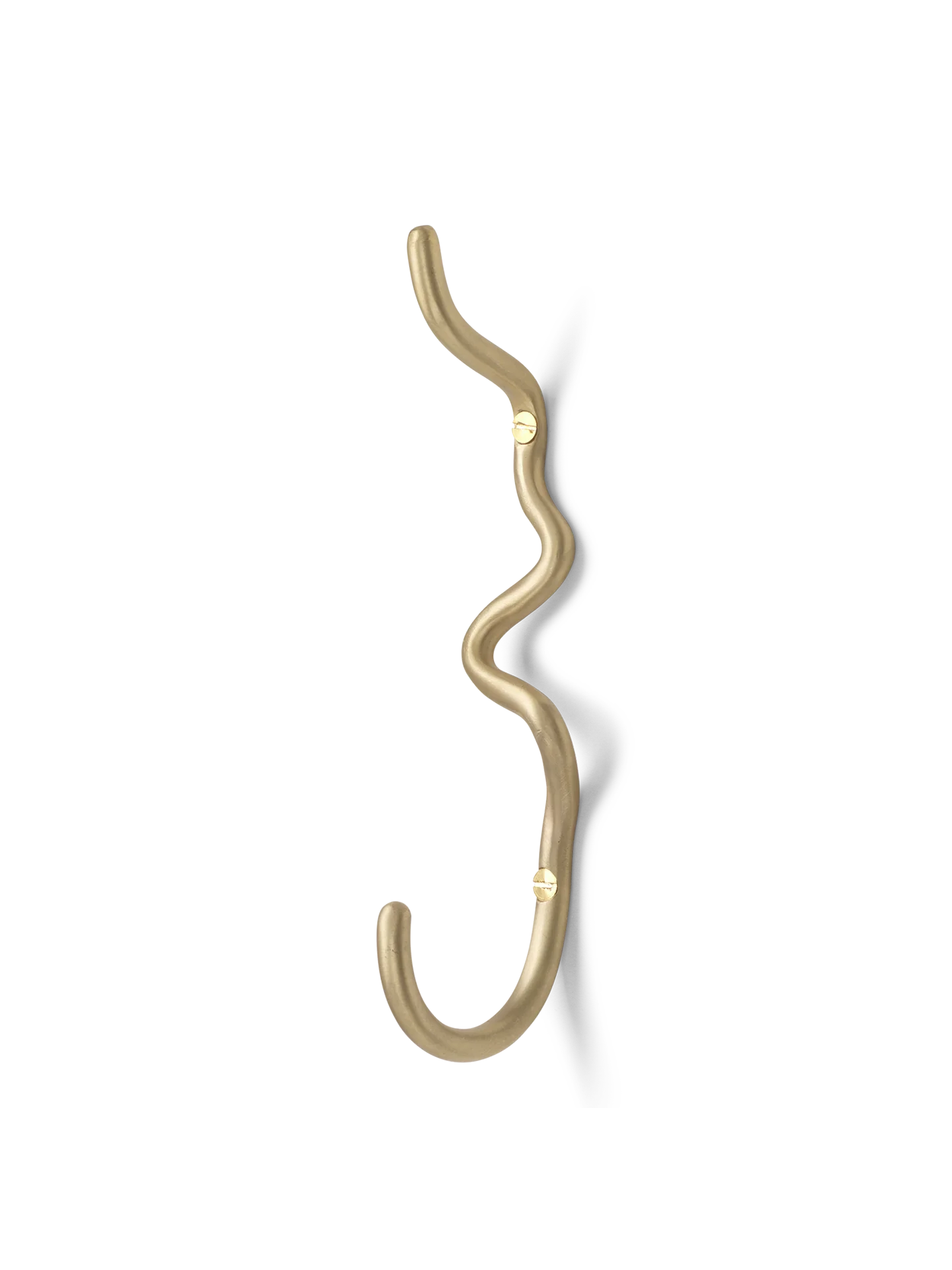 ferm living Curvature Hook brass