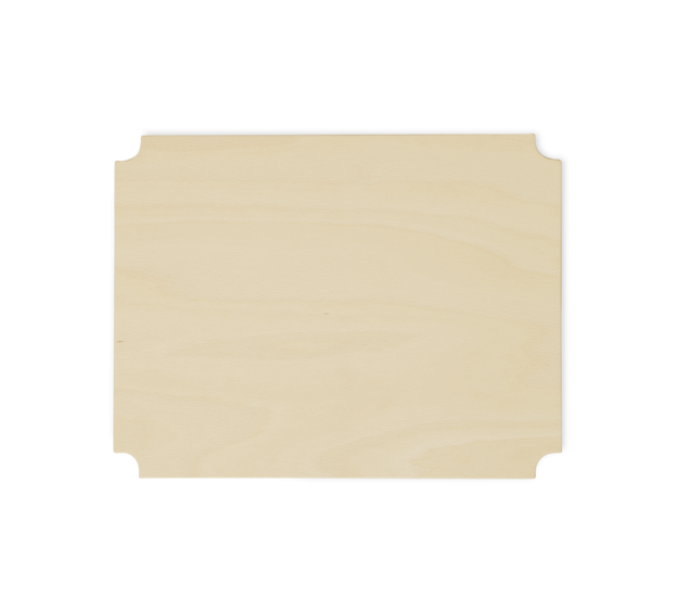 Pillar Storage Box Lid, Medium, Beech