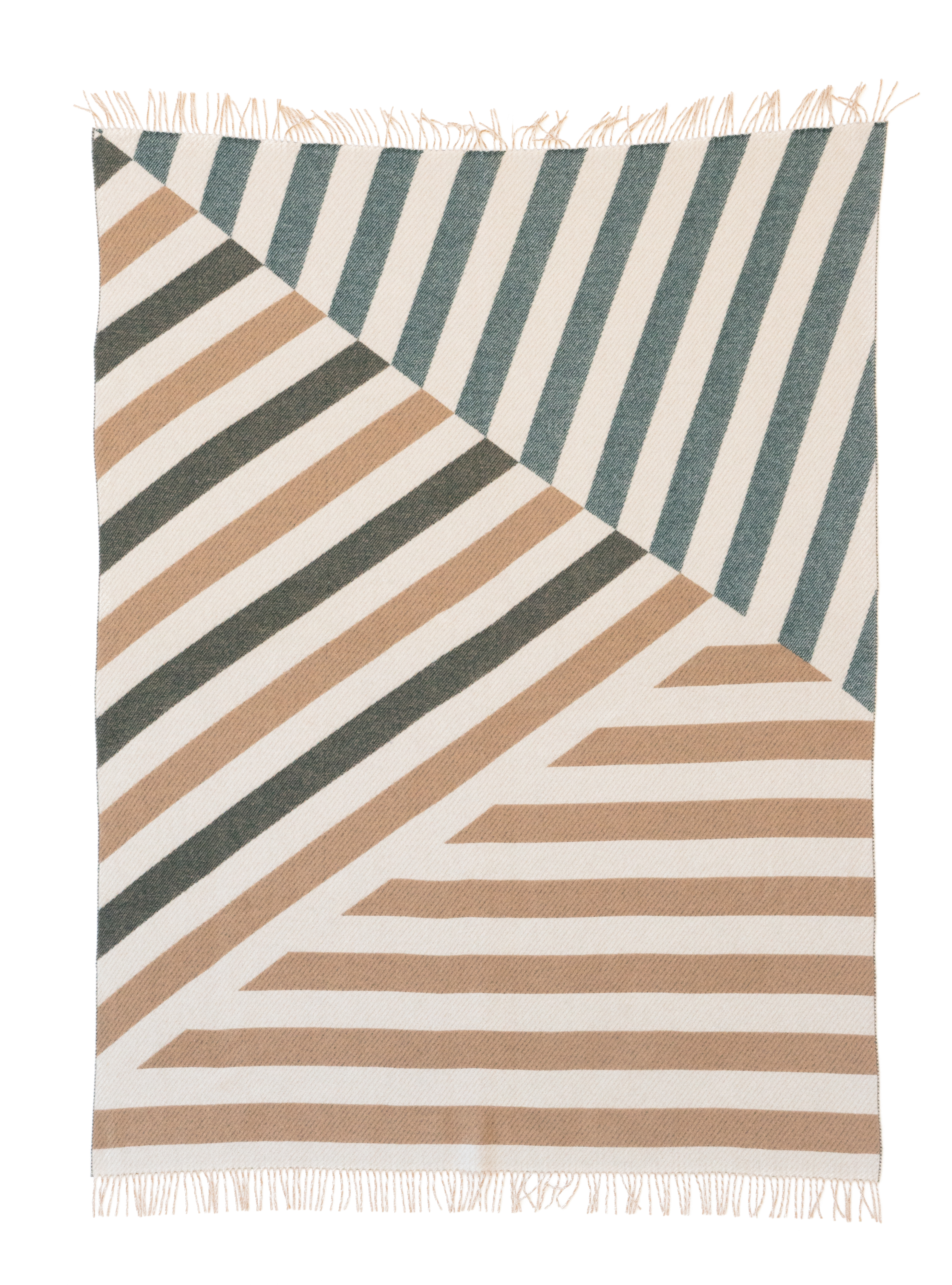 raawii Dana Arbib Patch Decke White/deer/onyx