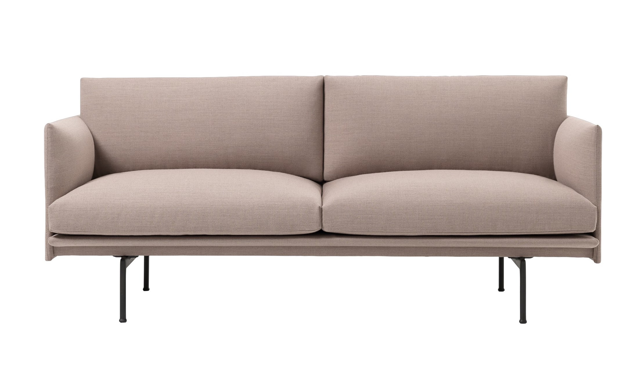 muuto Sofa Outline 2 Sitzer Fjord 551