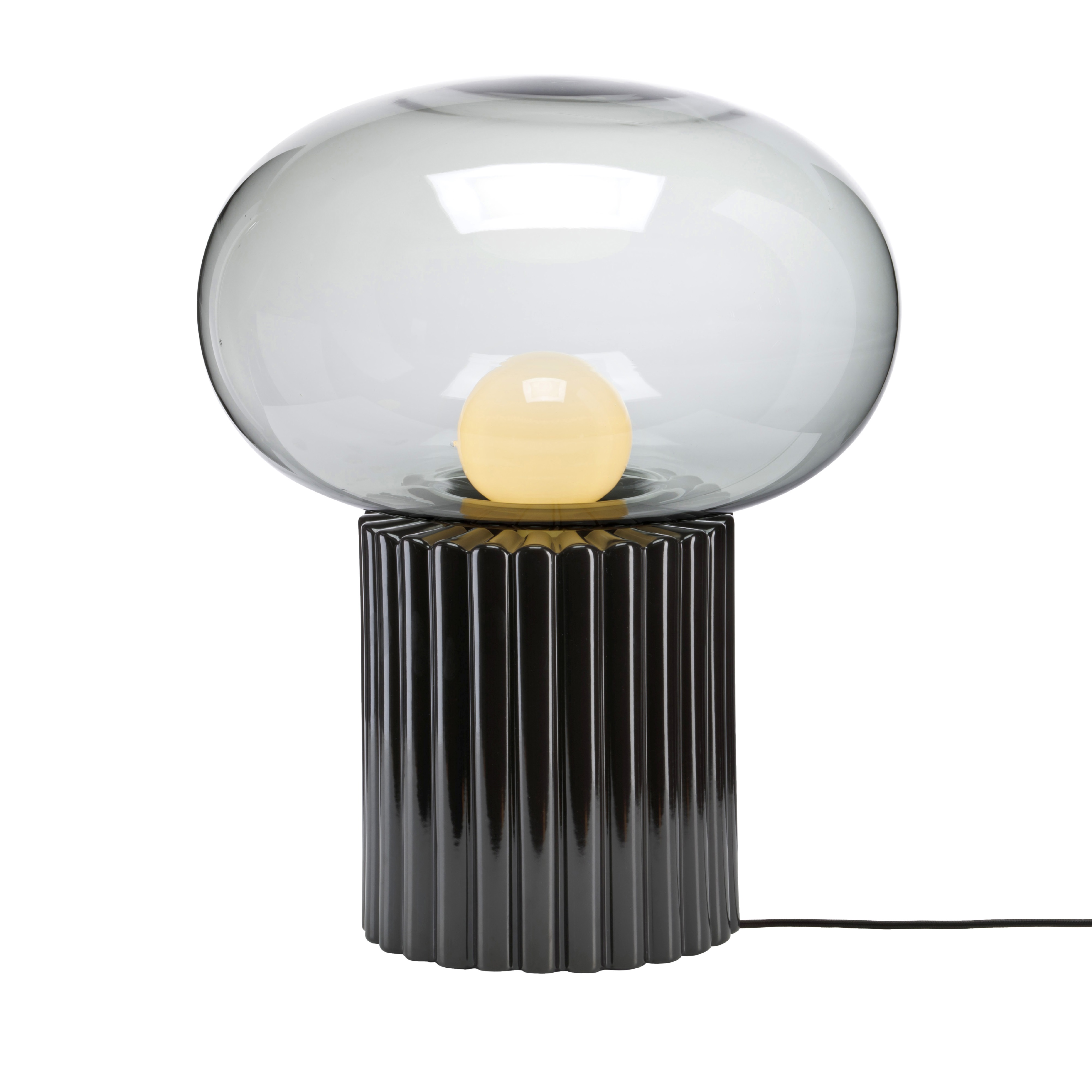 favius Bodenleuchte Fungi schwarz