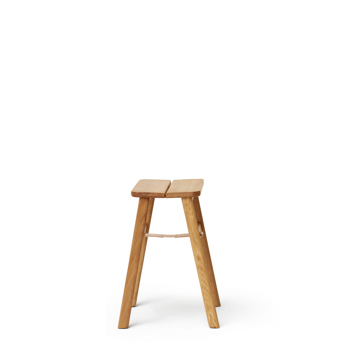 Angle Fodable Stool, Oak