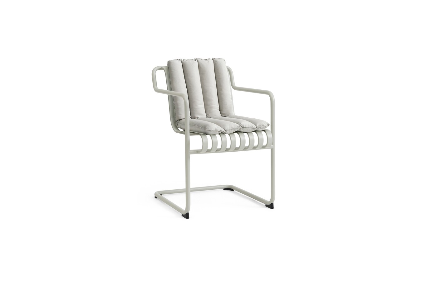 HAY Palissade Soft Quilted Kissen für Chair und Armchair sky grey