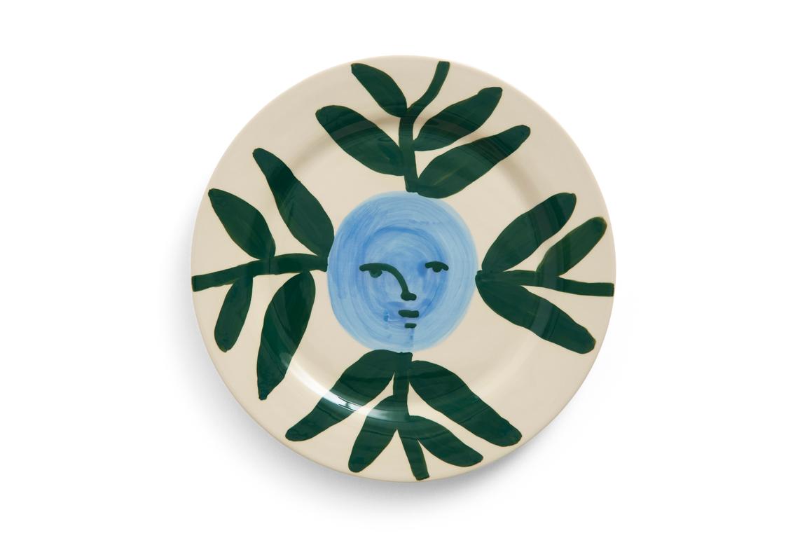 HAY La Pittura Plate Moon Face Vine ø 28,5cm
