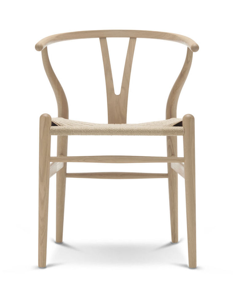 Carl Hansen CH 24 oak white oil  Wishbone Chair