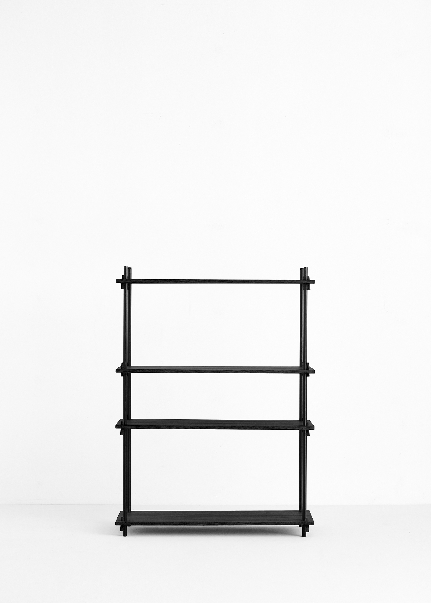 Moebe Shelving System medium single black