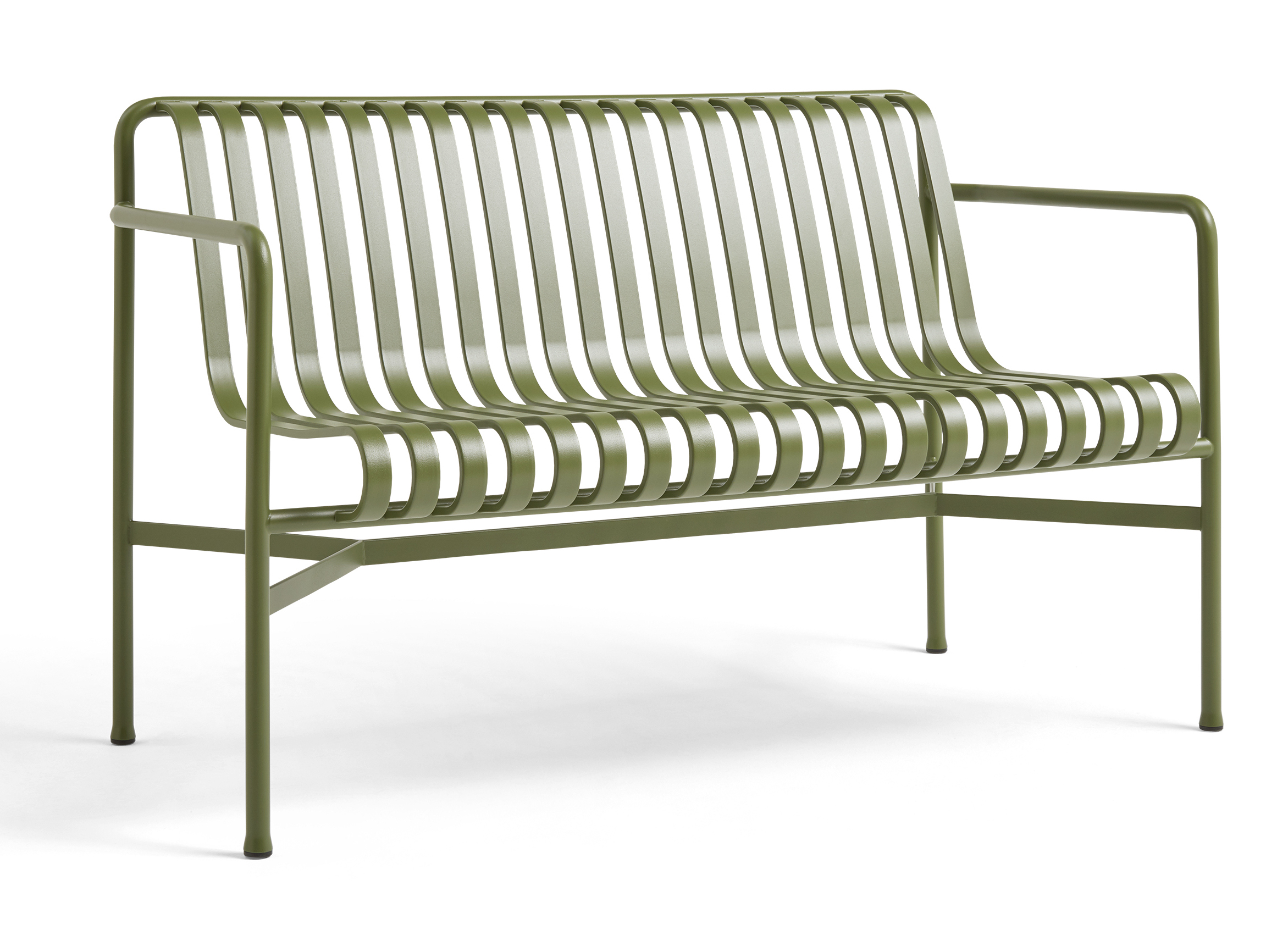 Hay Palissade Dining Bench mit Armlehne