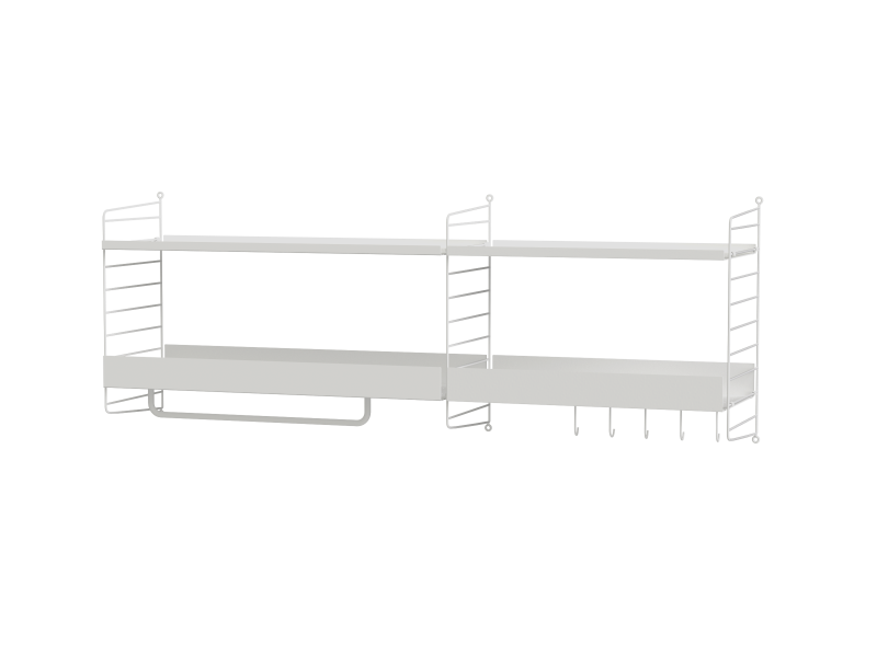 String Regal für Flur Kombination J