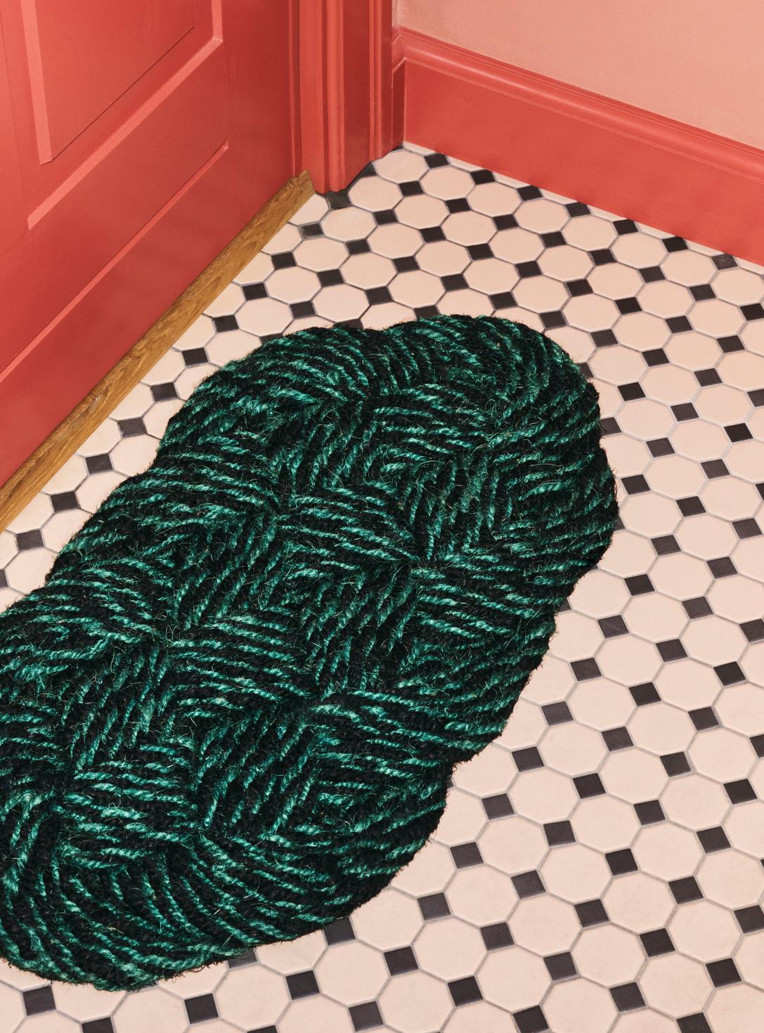 HAY Coco Fußmatte Swirl green
