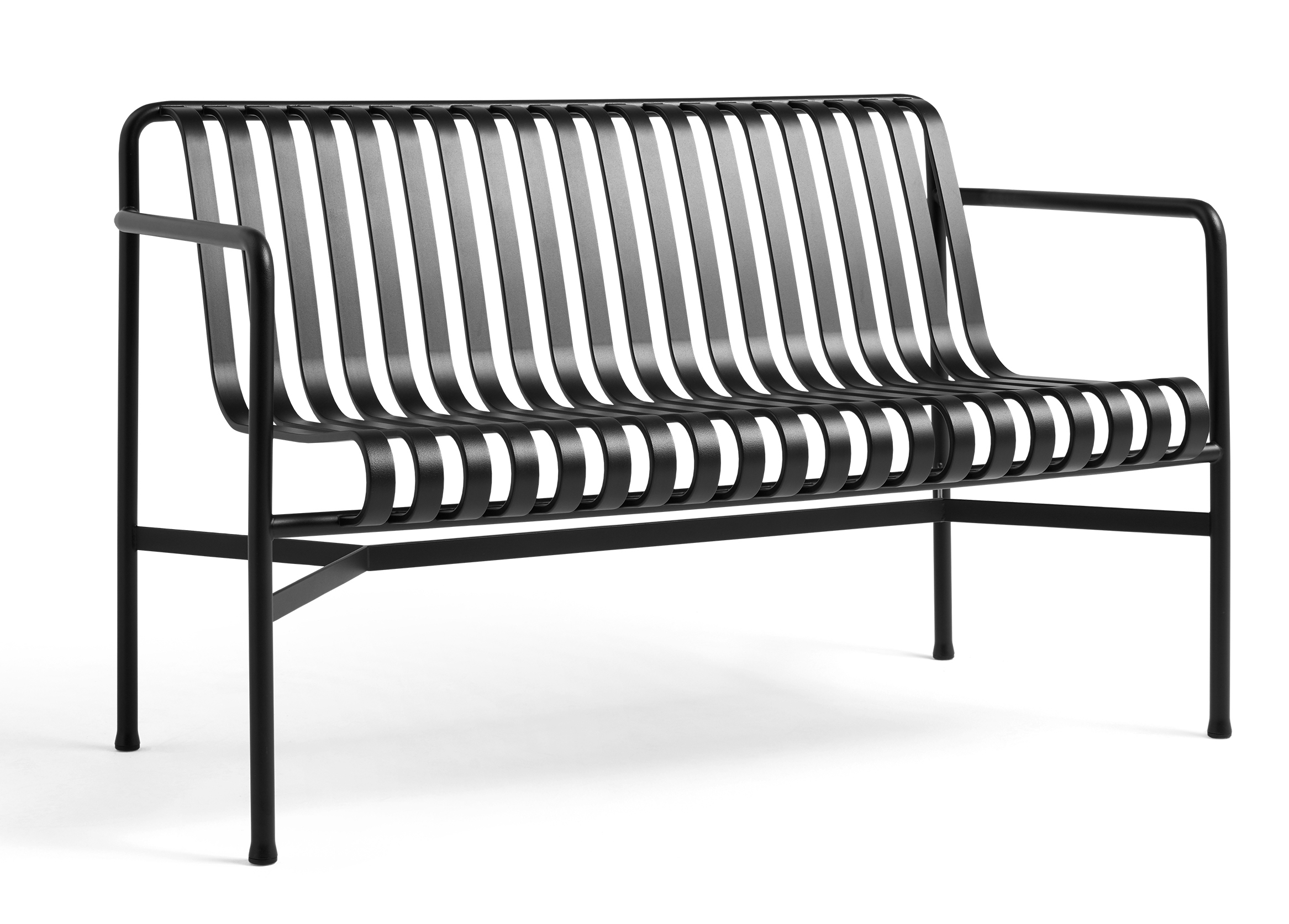 Hay Palissade Dining Bench mit Armlehne
