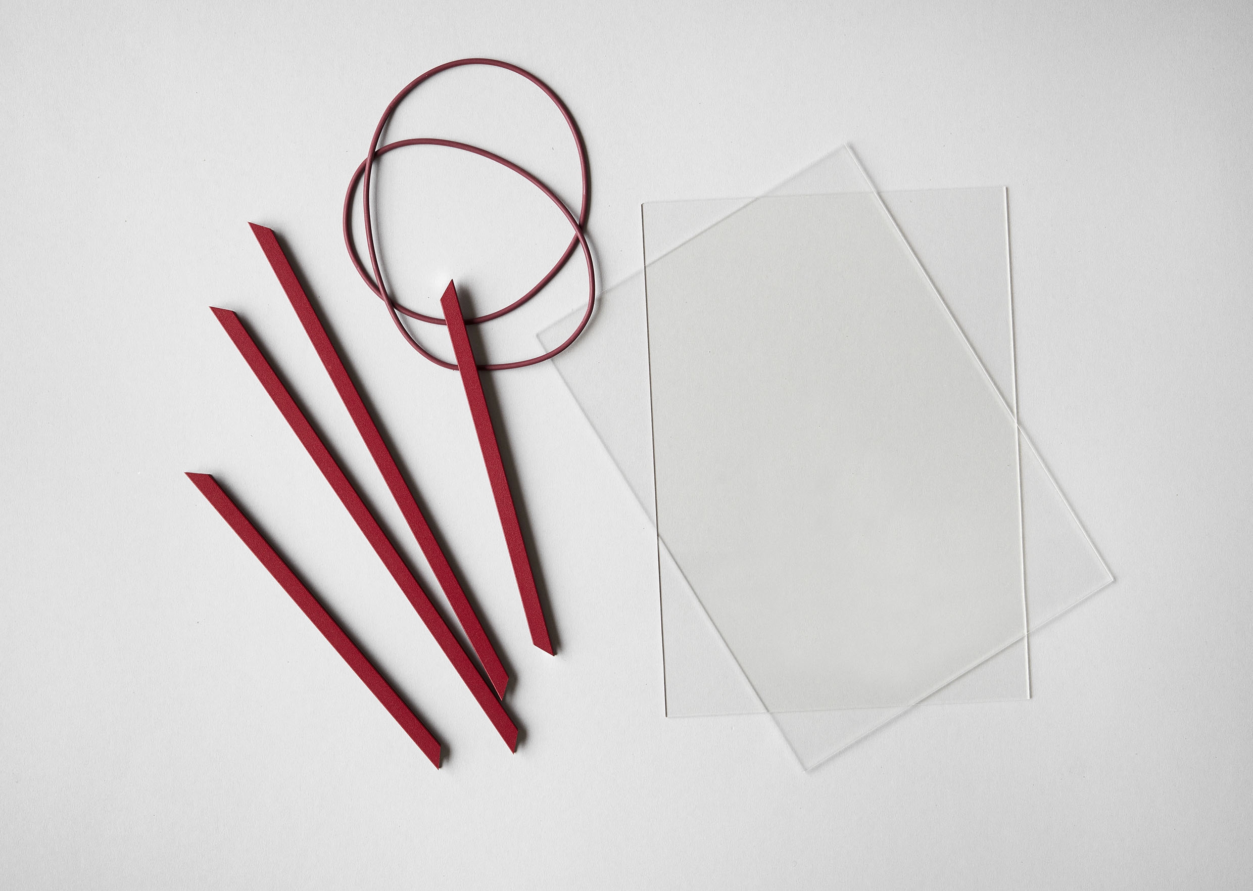 Moebe Frame Alu A5 deep red
