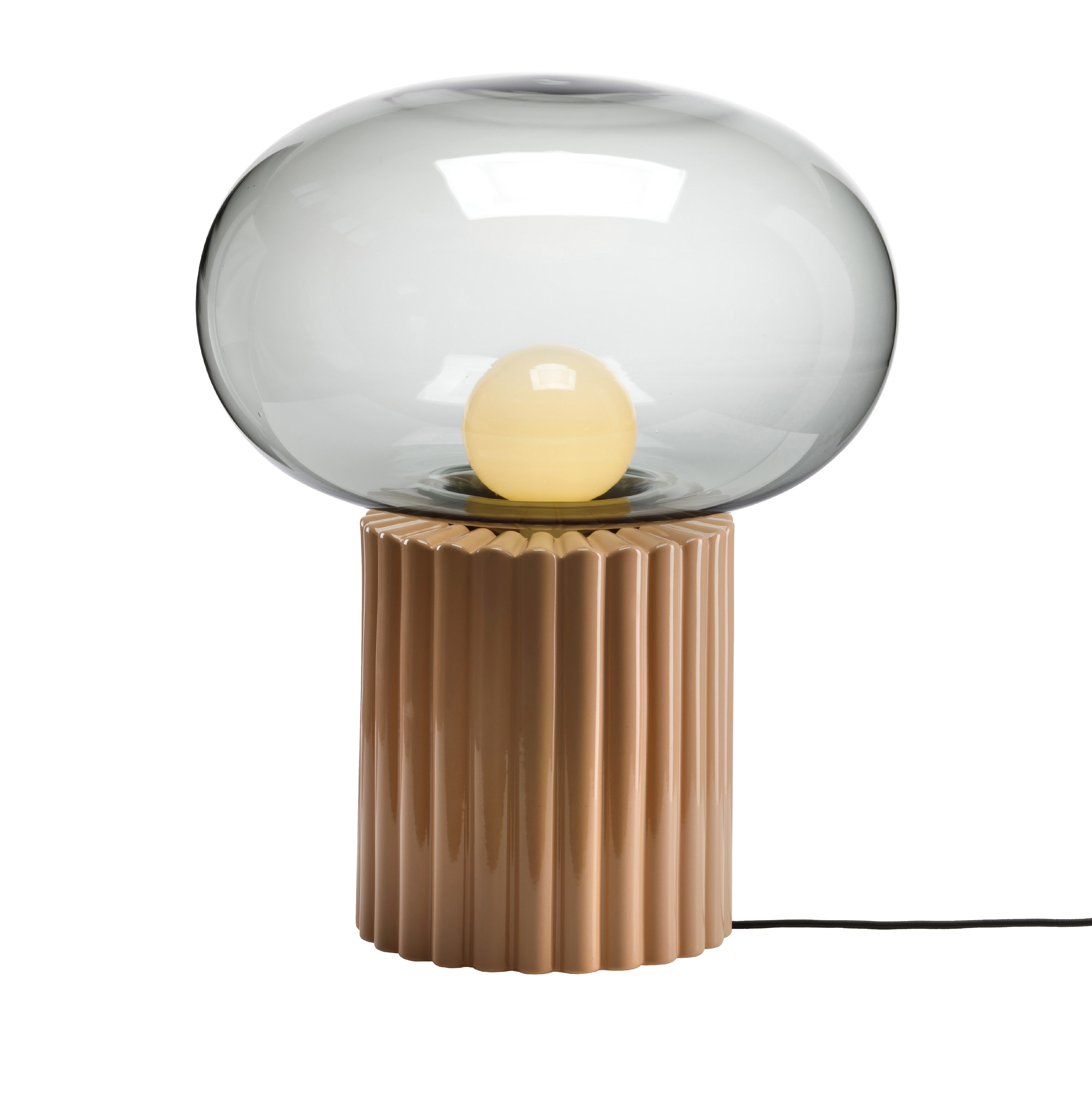 favius Bodenleuchte Fungi Warmbeige