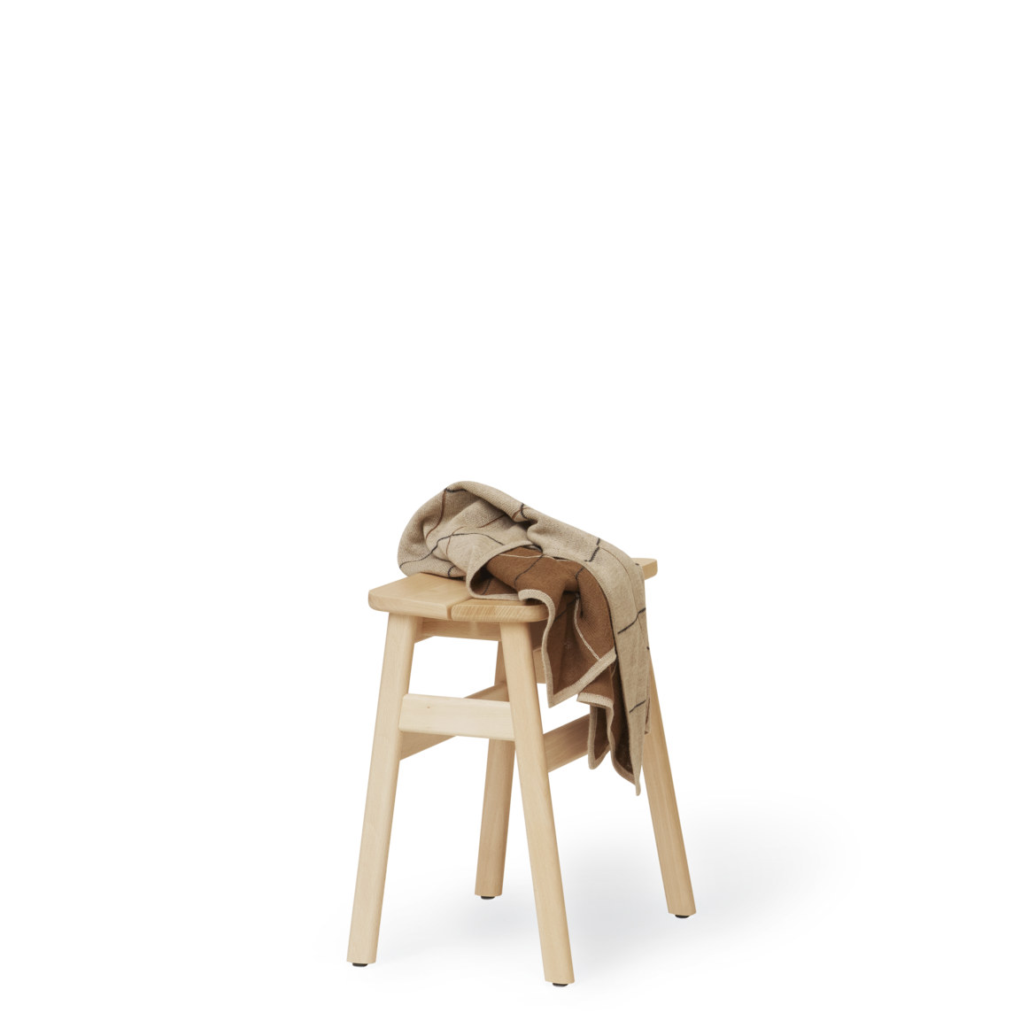 Angle Standard Stool 45, Beech